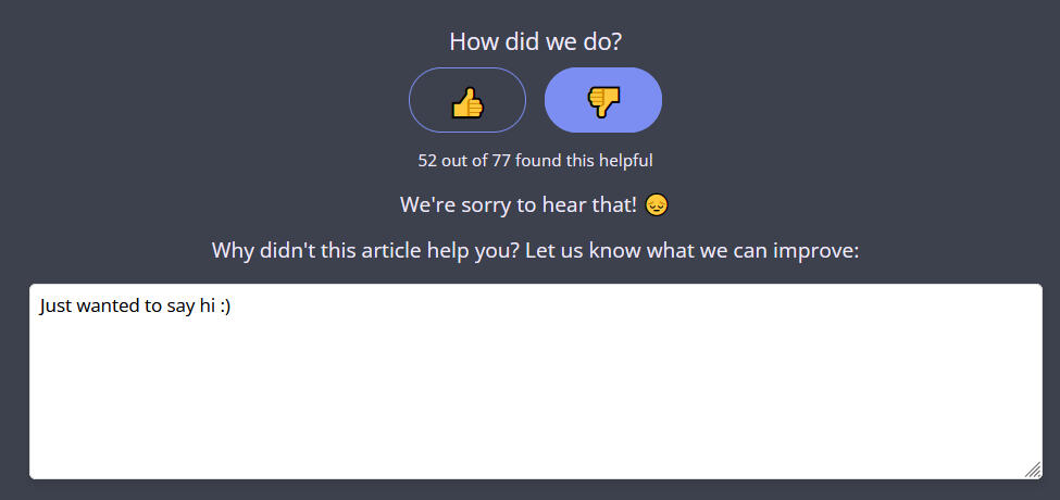 Zendesk Feedback Pro: a complete article feedback add-on for your Zendesk Help Center.